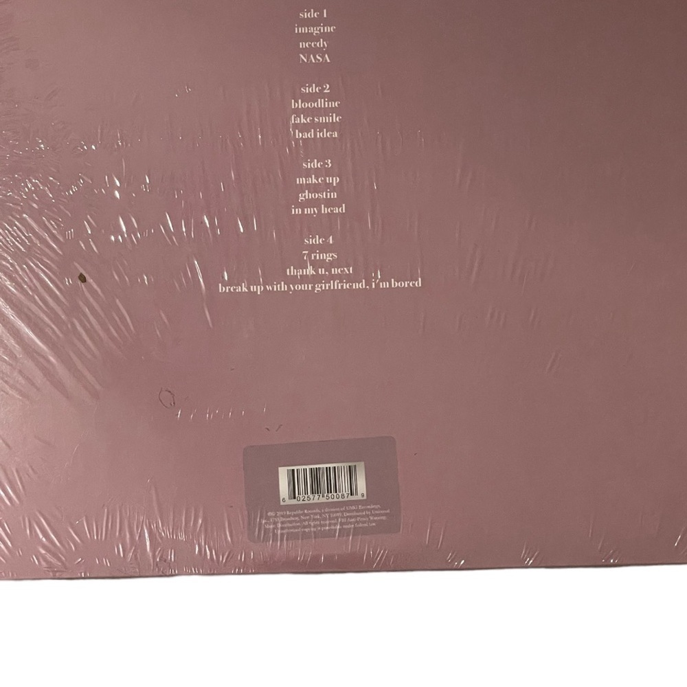 Ariana Grande | Thank U, Next Exclusive Limited Edition Clear Vinyl 2XLP - Picture 4 of 6